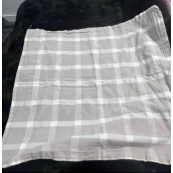 Ralph Lauren plaid cotton pillow case sham 23x23 - Picture 1 of 2